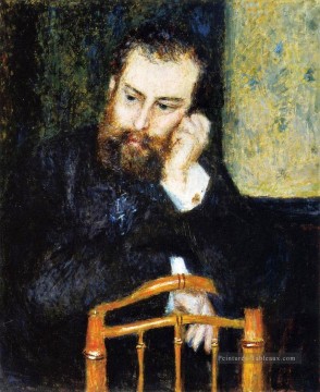 Pierre Auguste Renoir œuvres - portrait d’alfred sisley Pierre Auguste Renoir